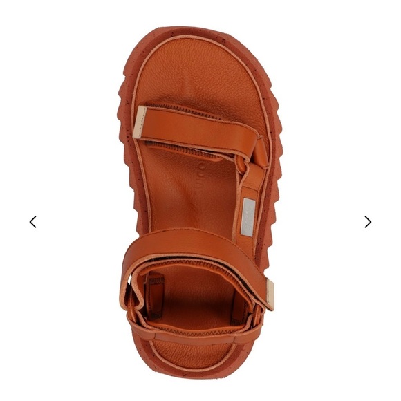 Marsell x Suicore Depa 01Leather Open Toe Sandals Orange Women's Size 38 NWOT - Picture 5 of 8